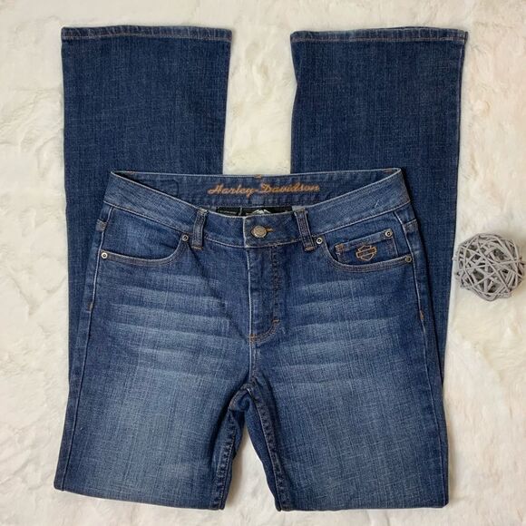 Women’s Harley Davidson boot cut jeans - Picture 1 of 5